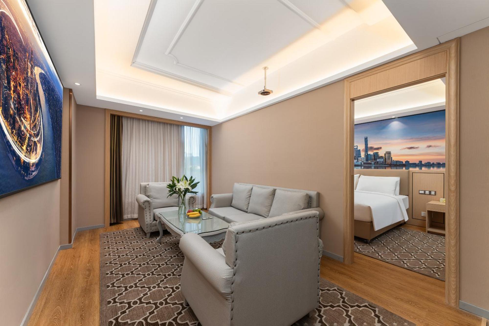 Vienna International Hotel - Shanghai Pudong Airport Free Trade Zone - Free Shuttle Bus To Pvg Airport And Disney Land Xangai Exterior foto